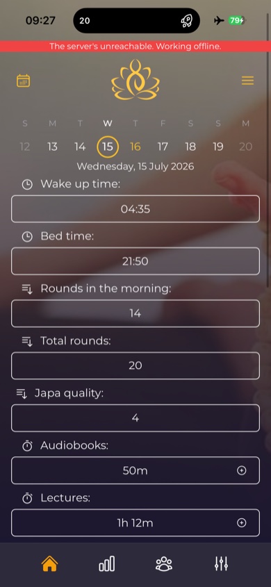 Works offline — syncs when you're back online